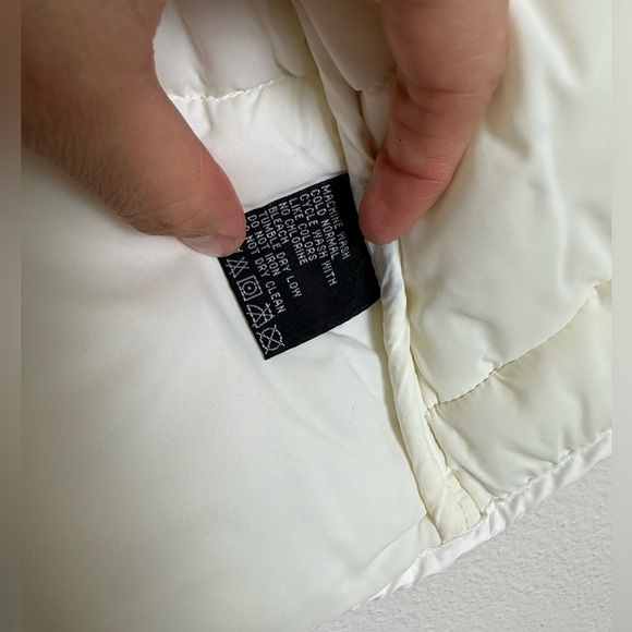 Polo Ralph Lauren white puffer quilted vest Y2K preppy S - Picture 6 of 7